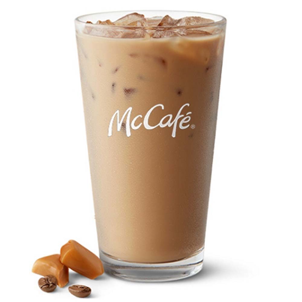 caffeine content in mcdonalds iced caramel macchiato