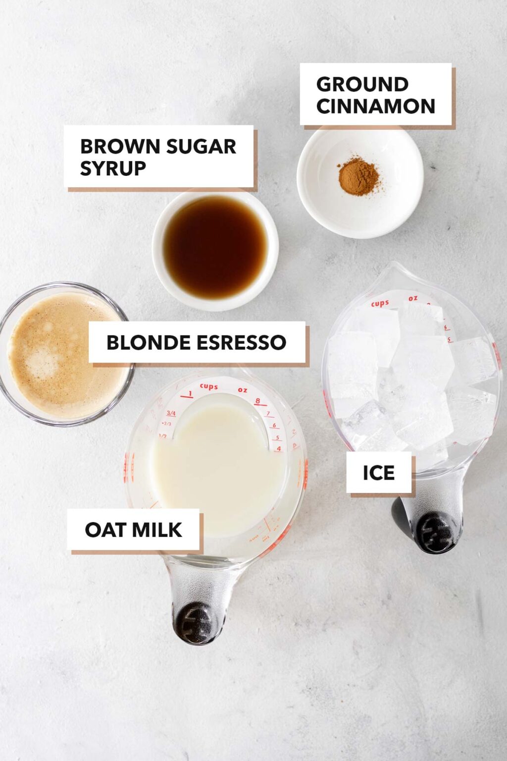 Starbucks Iced Brown Sugar Oatmilk Shaken Espresso Copycat - Coffee at