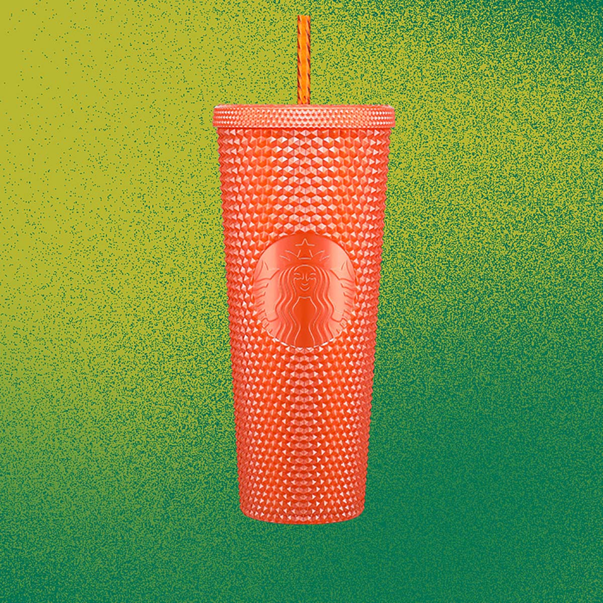 Starbucks Orange Bling Cup.