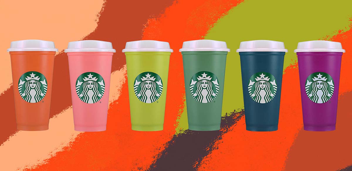 Starbucks Fall Hot Cup Set.