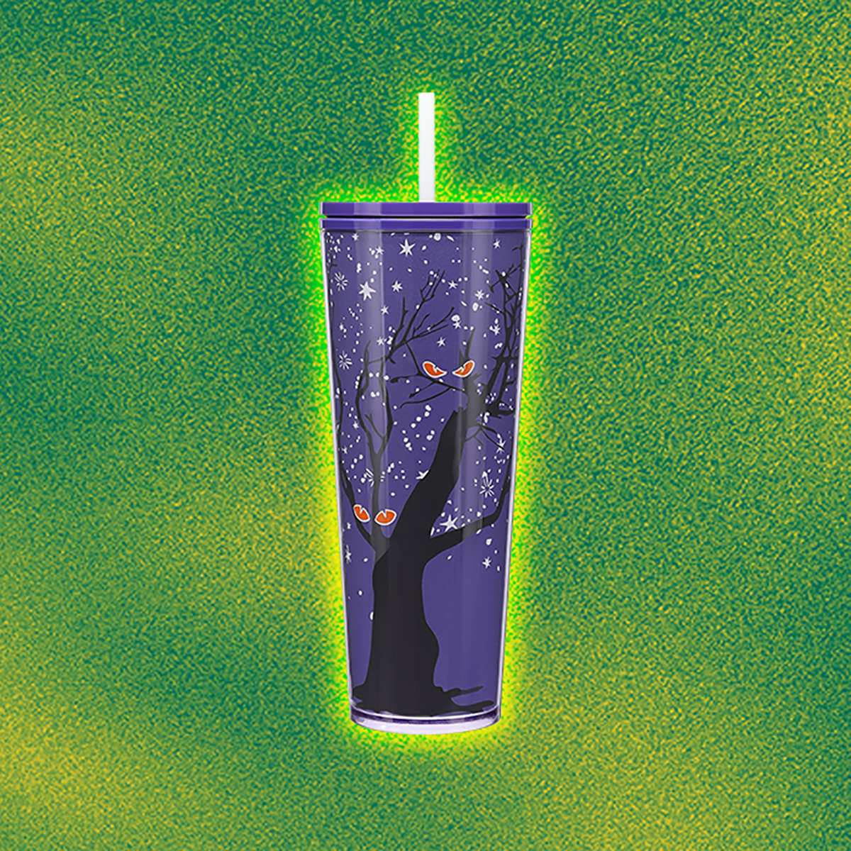 Starbucks Tree Glow in the Dark Cold Cup.