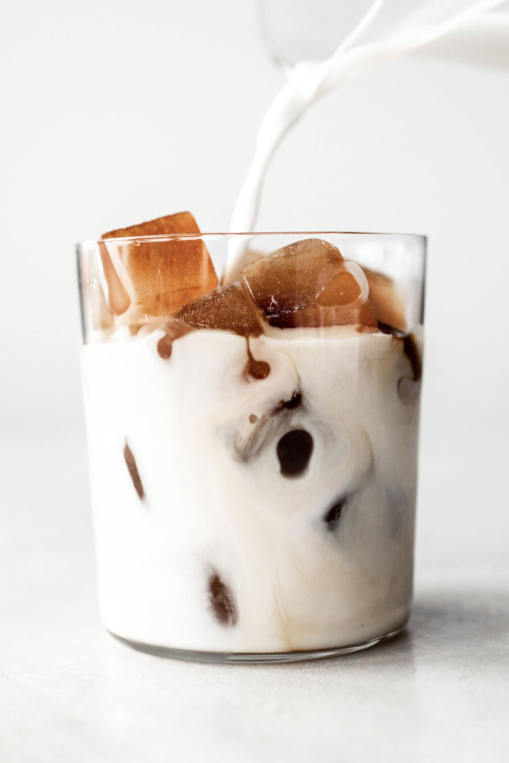 Milk and Coffee Ice Cubes