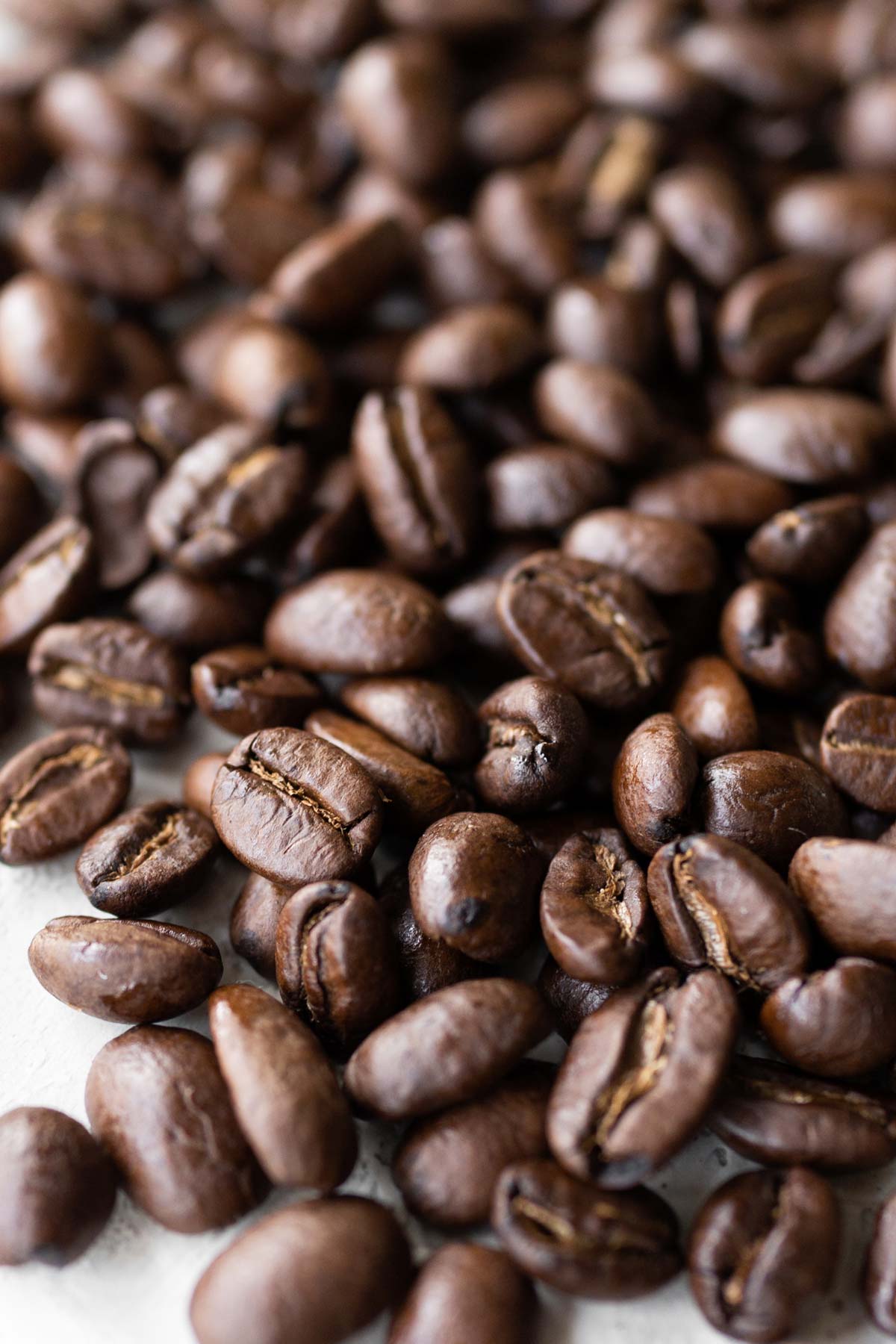 Close up of coffee beans.