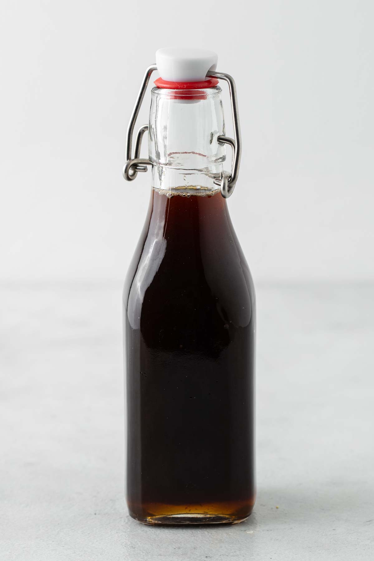 Gingerbread Syrup in an airtight bottle.
