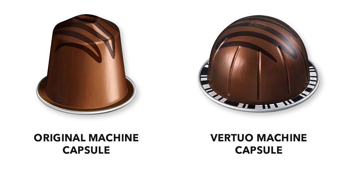 Two different Nespresso pods.
