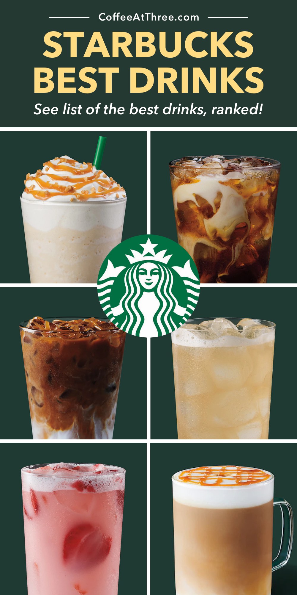 27 Most Popular Starbucks Drinks (Including Secret Menu) - Coffee at Three