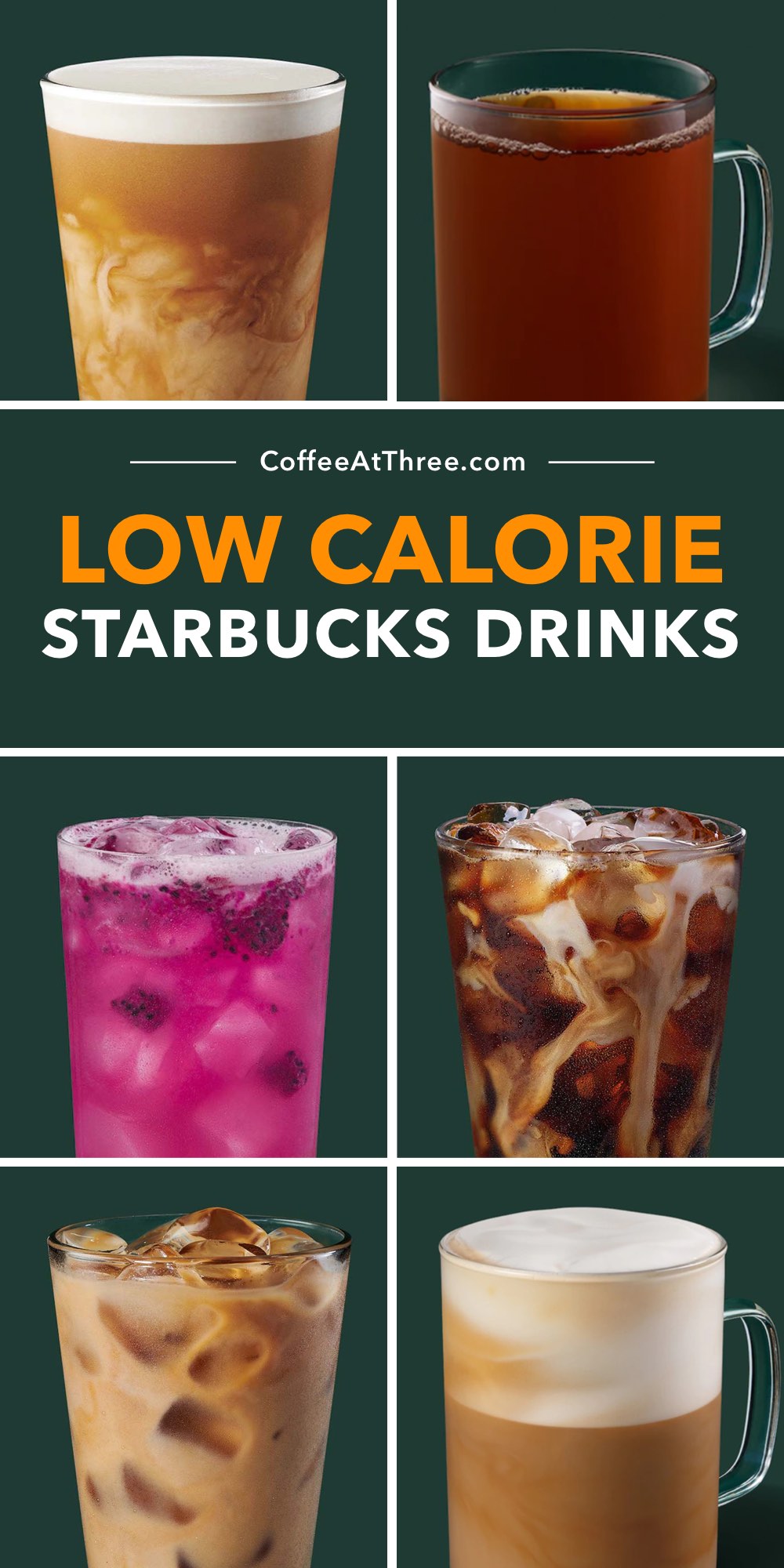 60 Low Calorie Starbucks Drinks - Coffee at Three