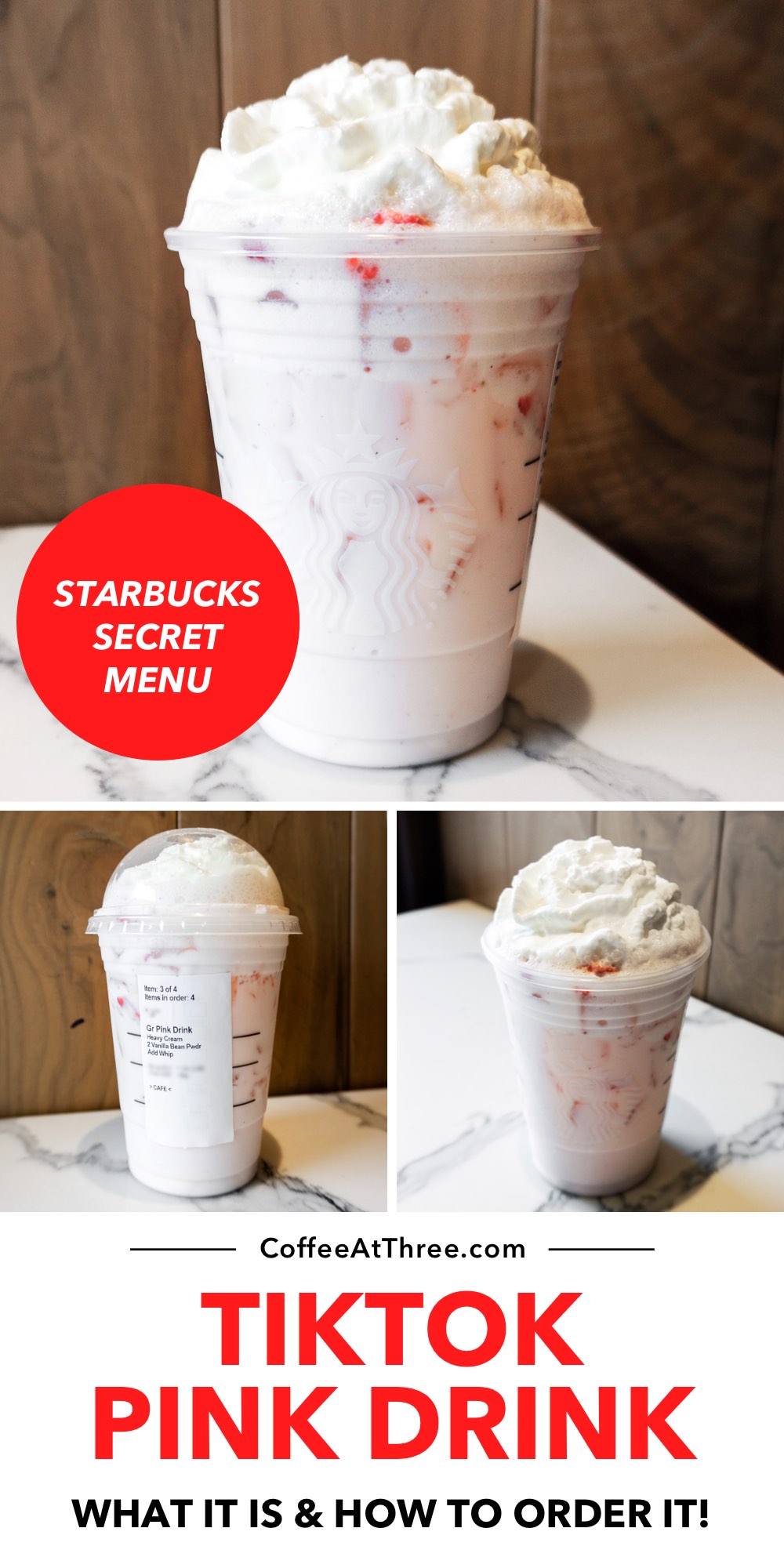 TikTok Pink Drink (Starbucks Secret Menu) What It is and