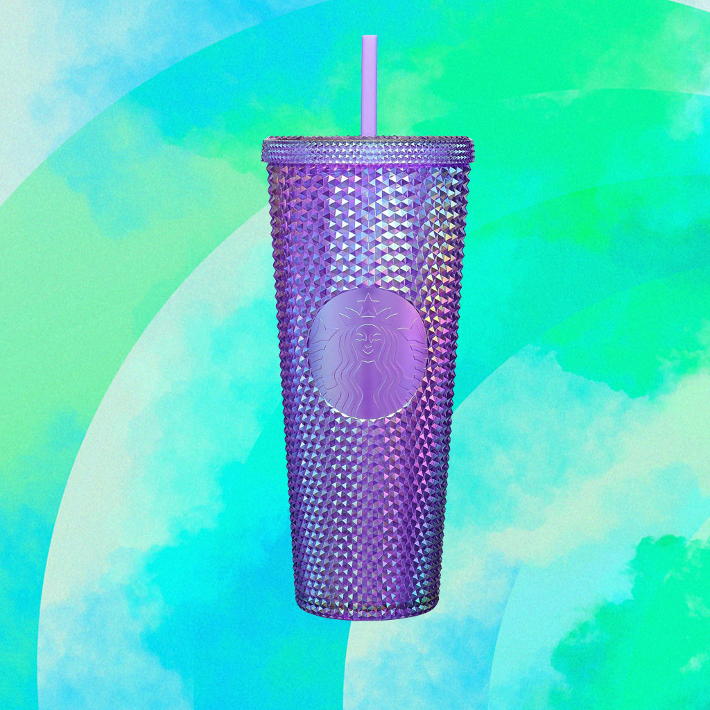 Starbucks Purple Iridescent Bling Cup.