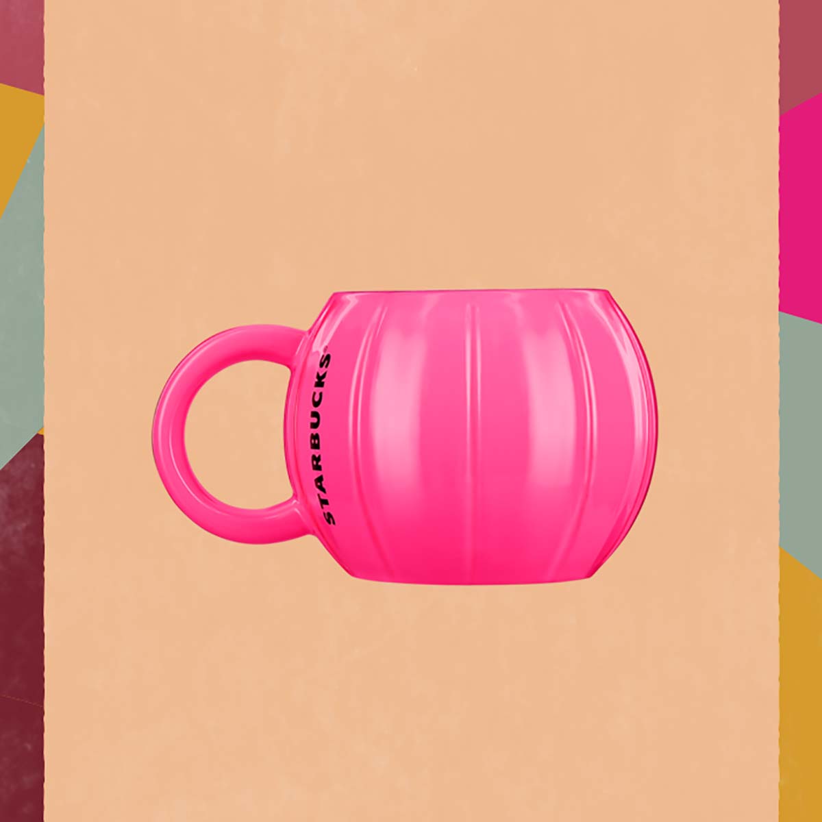 Starbucks Pink Pumpkin Mug (12 oz).