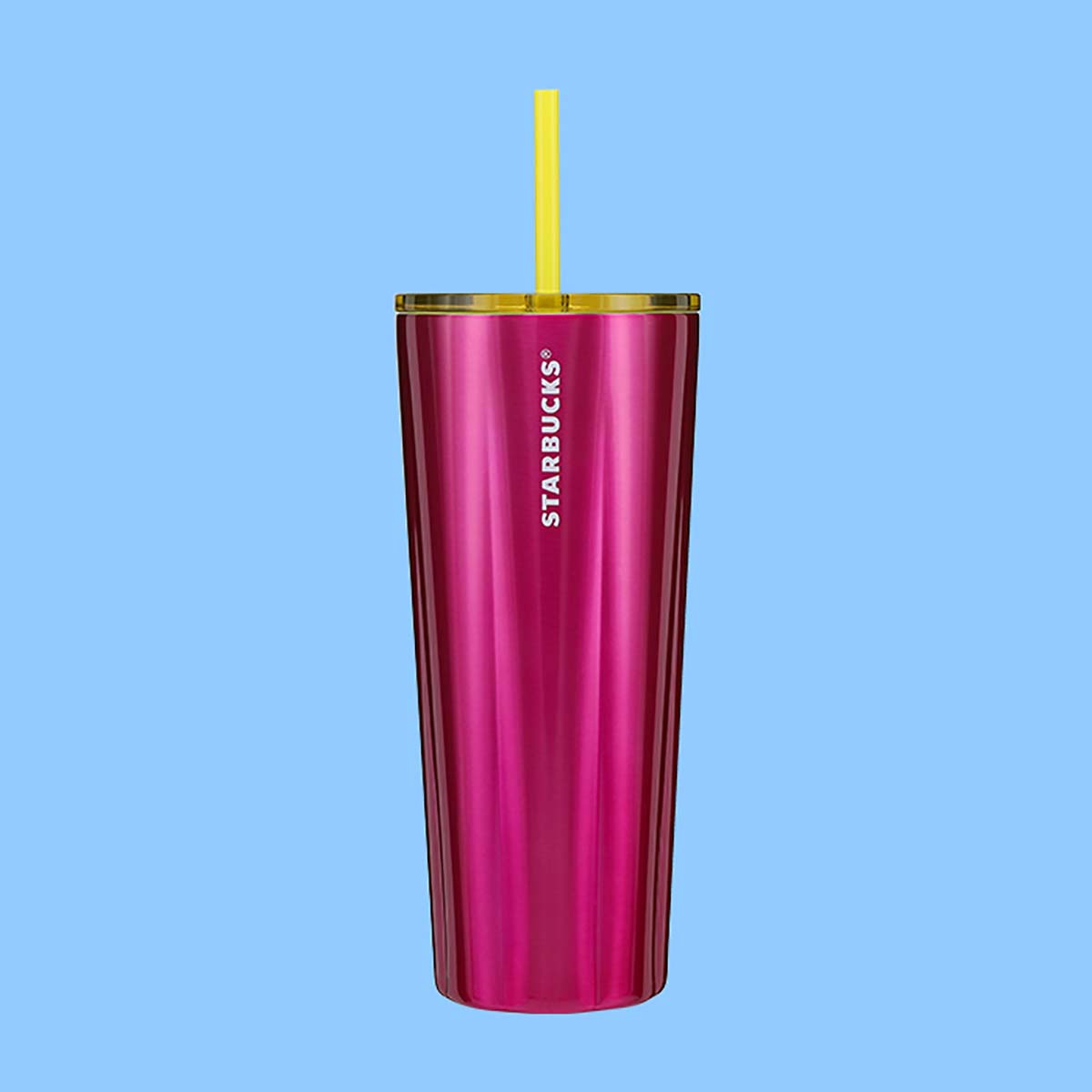Starbucks Stainless Steel Petunia Cold Cup (24 oz).