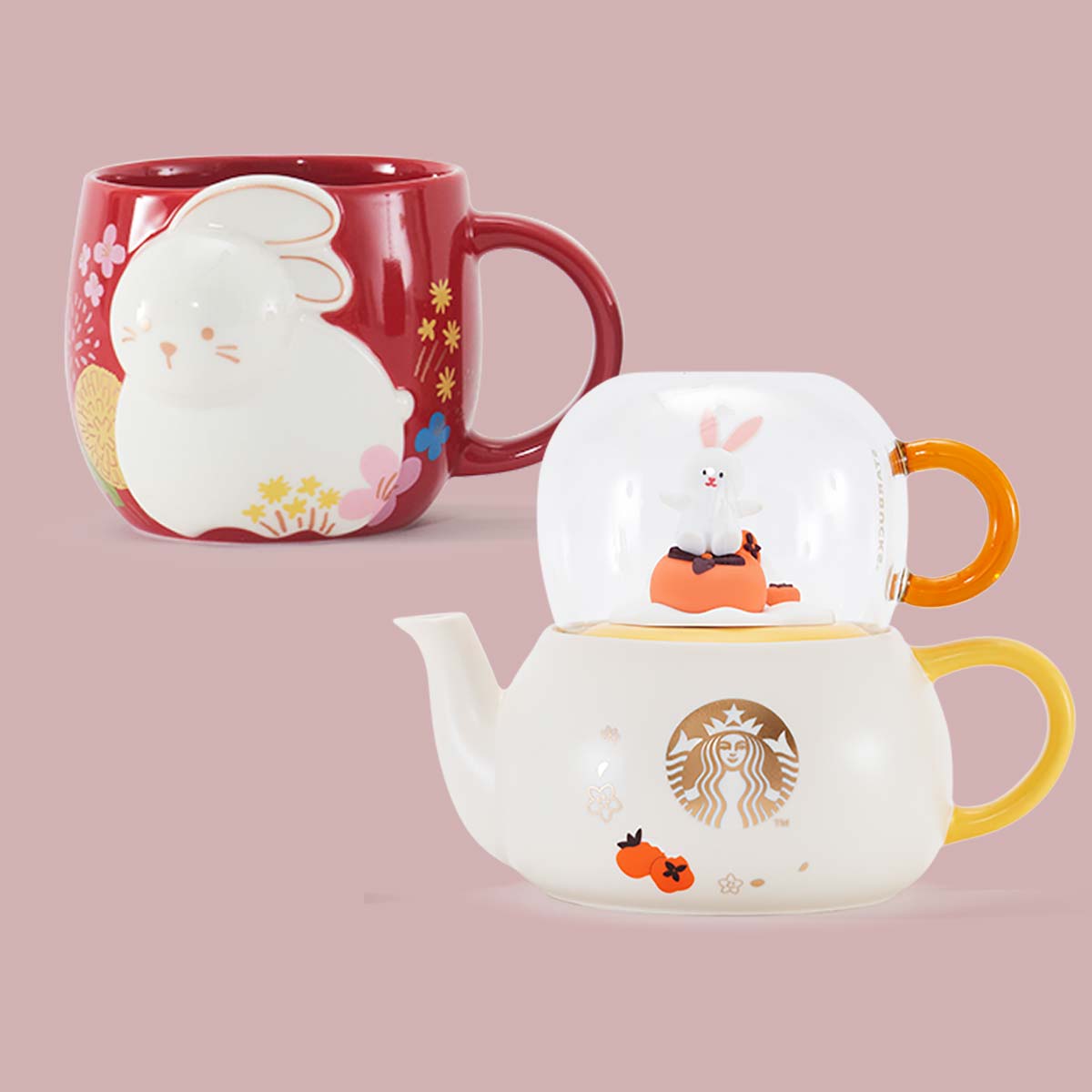 Starbucks Year of the Rabbit cups available in China only.