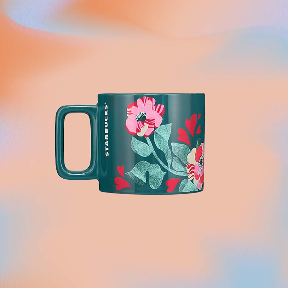 Starbucks Valentine’s Day Floral Mug.