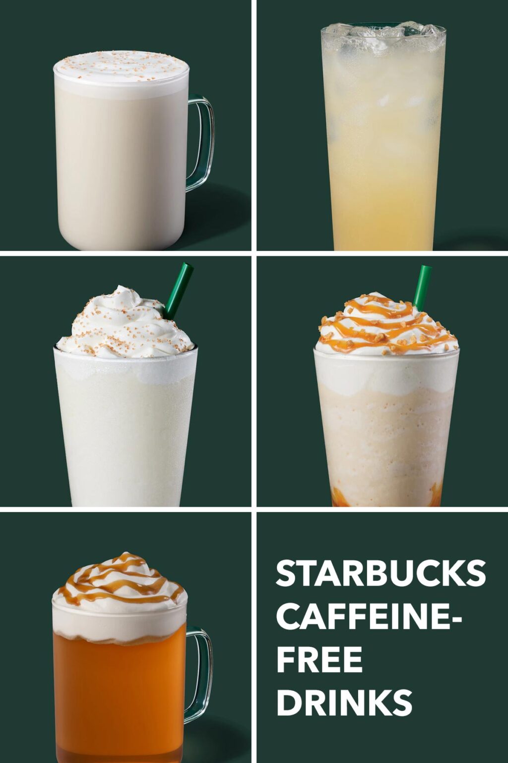 Starbucks Caffeine-Free Drinks - Coffee at Three
