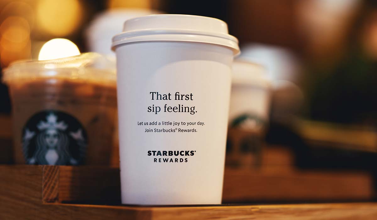 Starbucks cup.