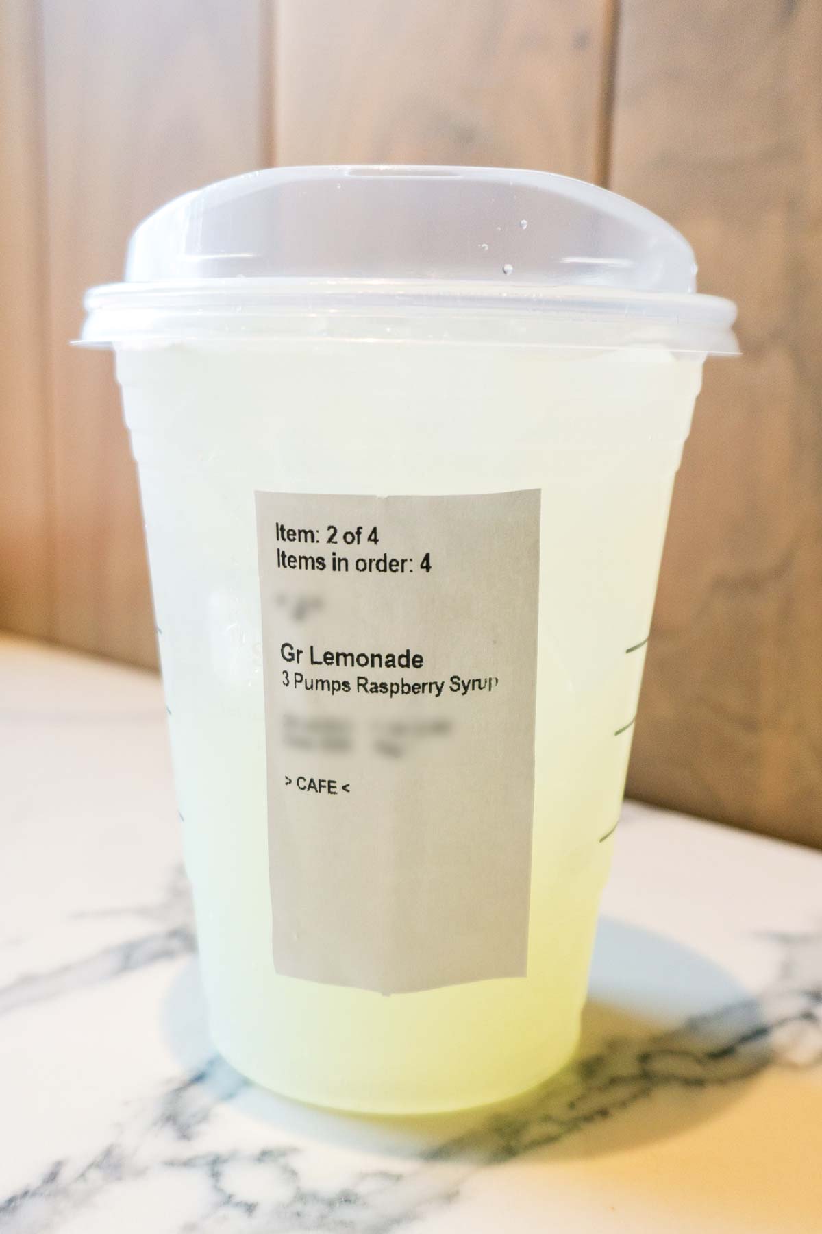 Starbucks Gummy Bear Drink in a cup.