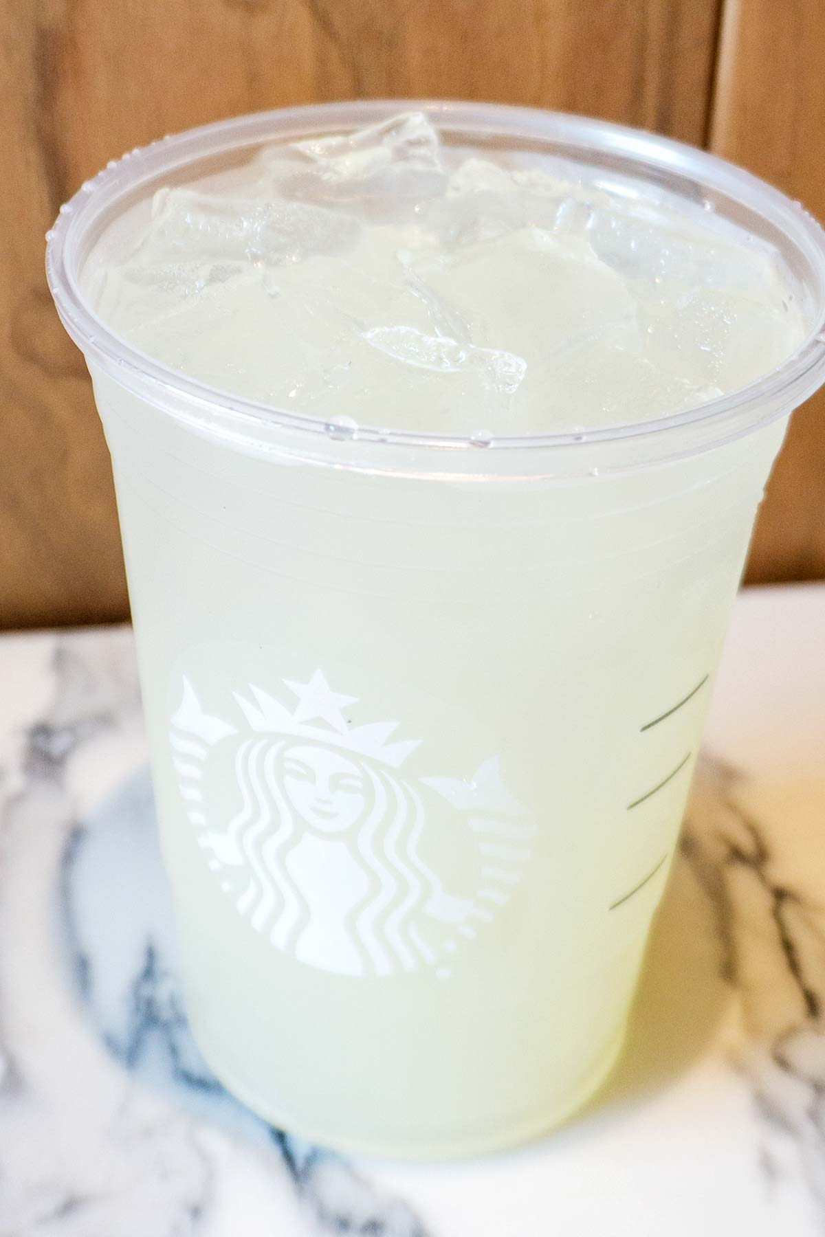 Starbucks Gummy Bear Drink in a cup.