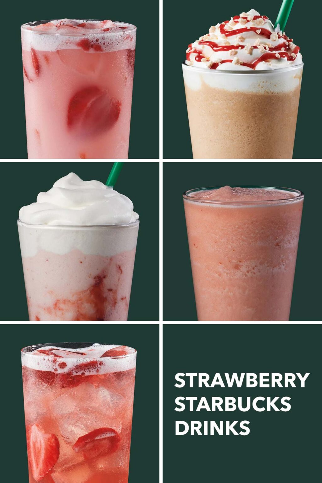 21 Strawberry Starbucks Drinks (Including Secret Menu) Coffee at Three